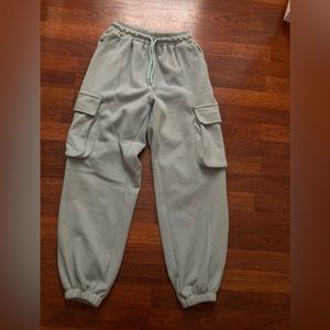 Adika mint green cargo joggers
